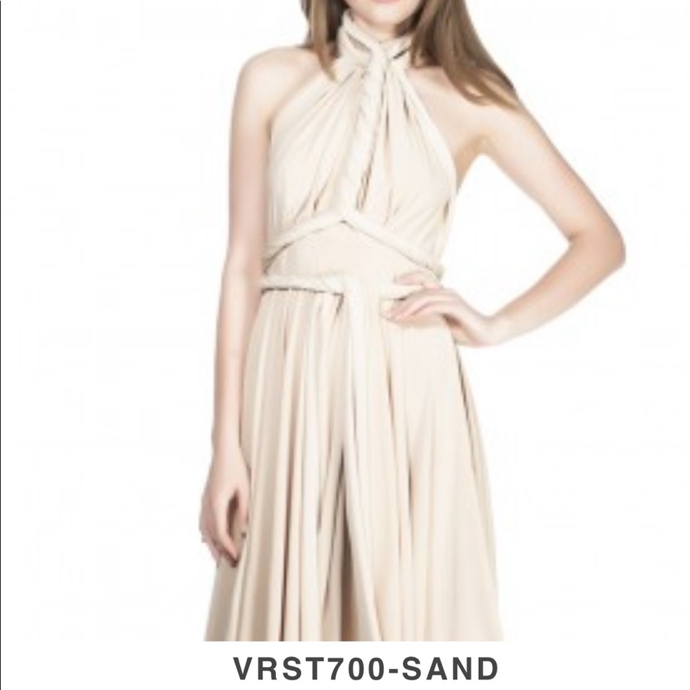 NWT VON RONEN Maxi Dress Convertible Cocktail Bridesmaid Dresses OS Fits 0-12